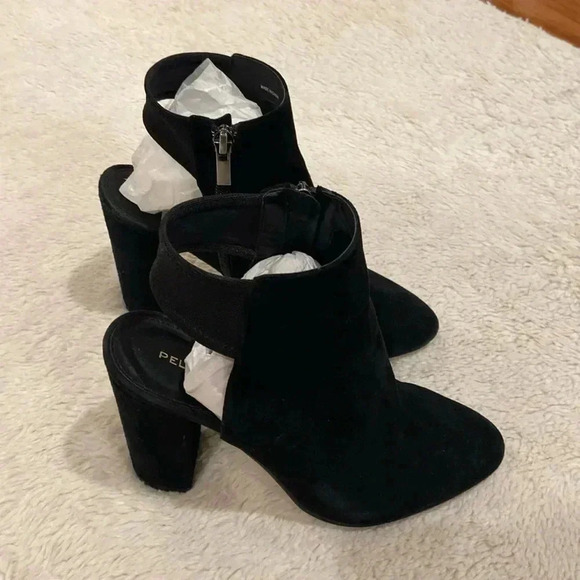Pelle Moda Black Suede Booties - Picture 2 of 7
